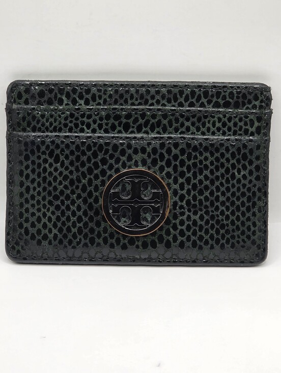 Tory Burch Handbags - Tory Burch Python Print Embossed Card Holder